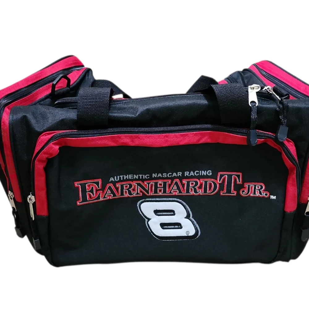 Vintage Nascar Dale Earnhardt Black and Red Racing Duffel Travel Bag‎ #8